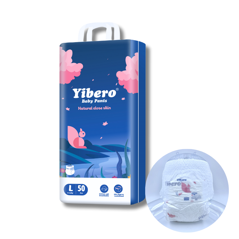 El bebé disponible del pañal recién nacido del precio de fábrica al por mayor levanta los pantalones del bebé 2