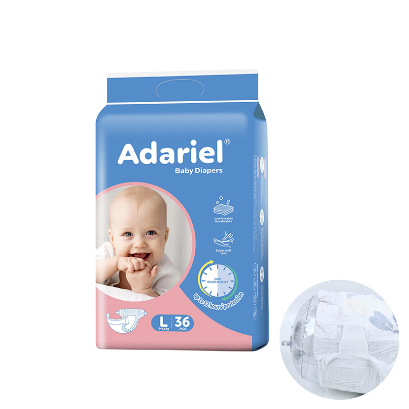 Fábrica de pañales para bebés Pañales para bebés Nueva llegada de China Fabricantes de pañales desechables para bebés soñolientos y baratos en Fujian 2