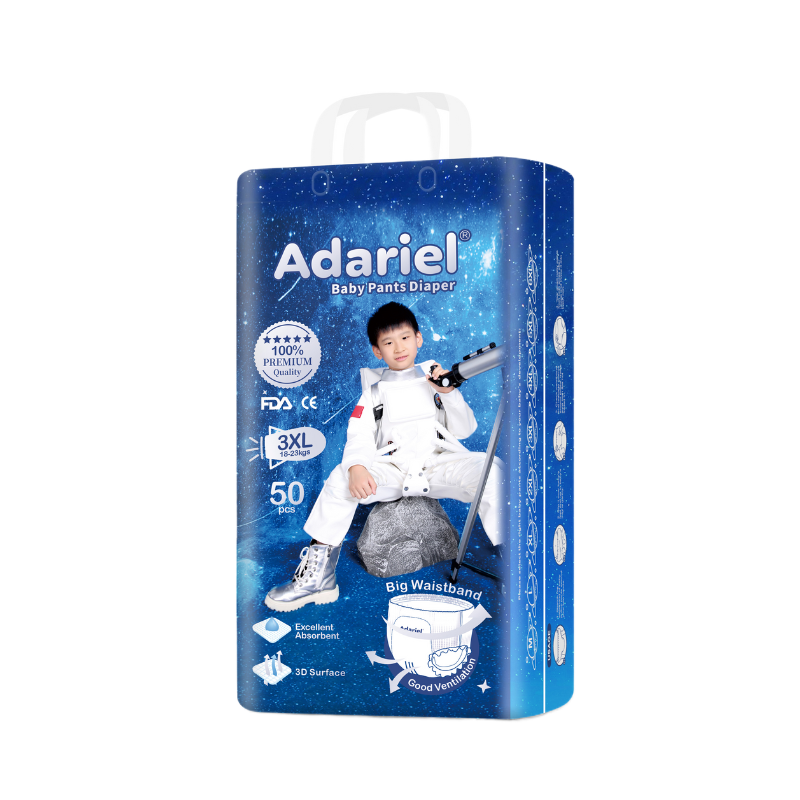 Wholesale Factory Price Premium Quality Organic Baby Disposable Diapers Soft Skin Pull Up Diapers For Babies 2