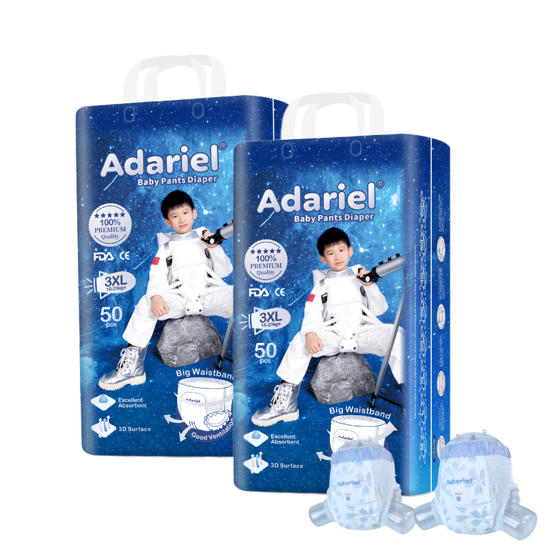 Fabricantes de pañales, pantalones de bebé suaves y secos de primera calidad, pañales, pantalones para caminar para bebés altamente absorbentes 2