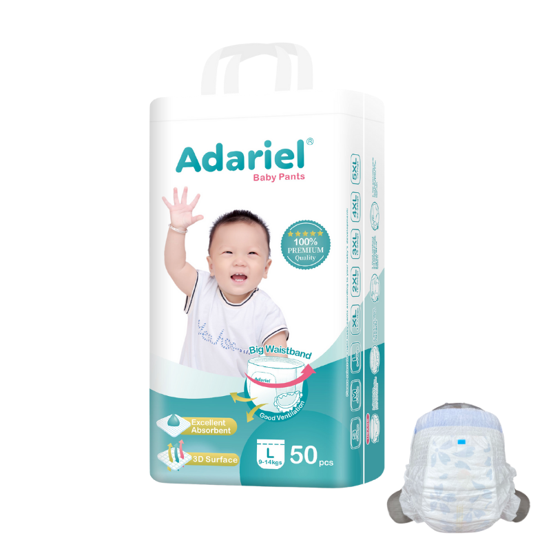 Manufacturers Direct Supply Disposable Pull Up Diapers Leak Guard Super Absorbing Performance Baby Diaper Pants 2