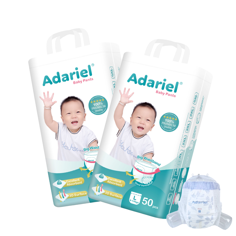 OEM Wholesale Diapers Disposable Cheap Baby Diapers Pants Baby Pull Up Diapers Factory Suppliers 2