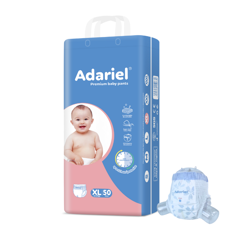 Desain baru celana popok bayi grade q bentuk super menyerap kinerja perawatan lembut kering menarik popok 2