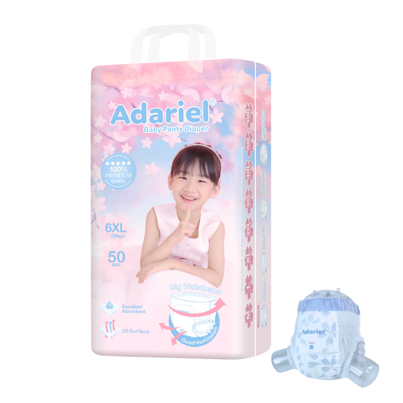 Free Sample Baby Pants Diaper Newborns Babies Nappies Disposable Breathable Diapers Baby Diaper Manufacturer 2