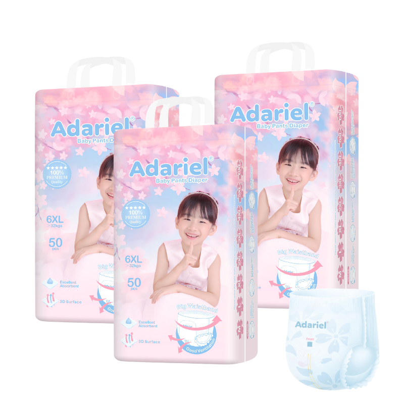 Factory Wholesale Disposable Baby Training Pants Low Price Cotton Comfortable Soft Skin Baby Girl Boy Pull Up Diapers 2