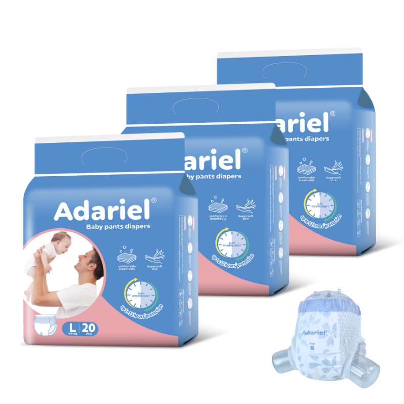 OEM Factory Direct Direct Baby Diaper Pants Q Type 360 ​​مرونة حزام خصر مرن للغاية في سراويل المشي 2