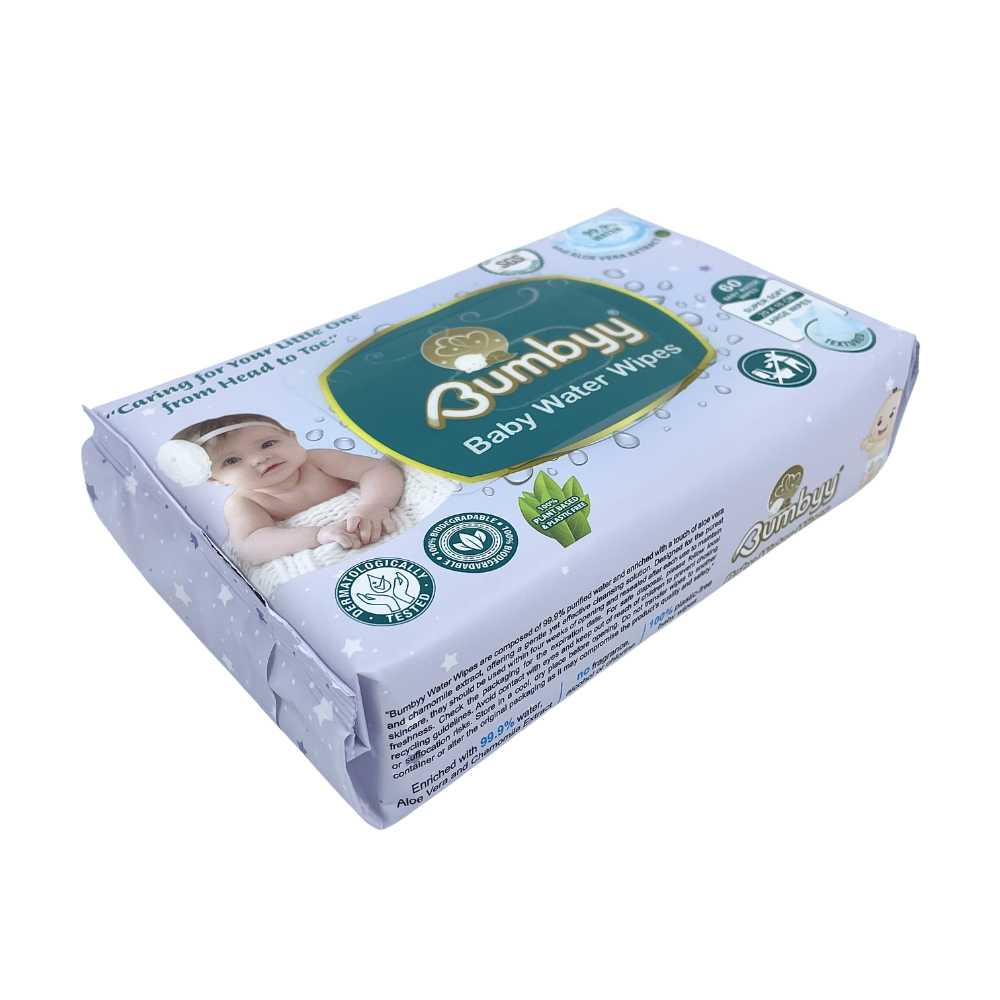 Al por mayor al por mayor, eco amigable para bebés para bebés desechables agua purificable purificable 99.9% toallitas para bebés 5