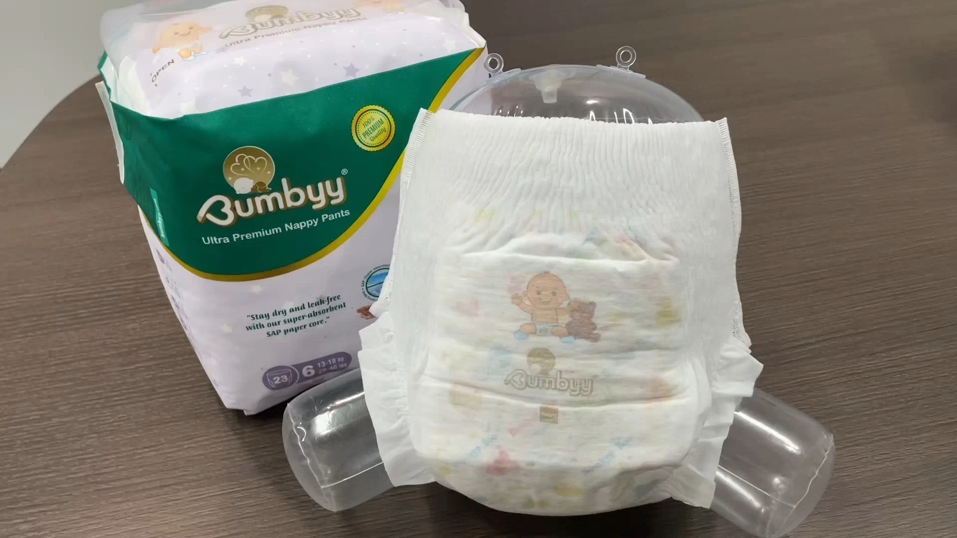 Hot Popular Premium Baby Diaper Pants Highly Absorbent Soft Care Dry Pull Up Diapers 3D Leak Prevention Baby Training Pants 1