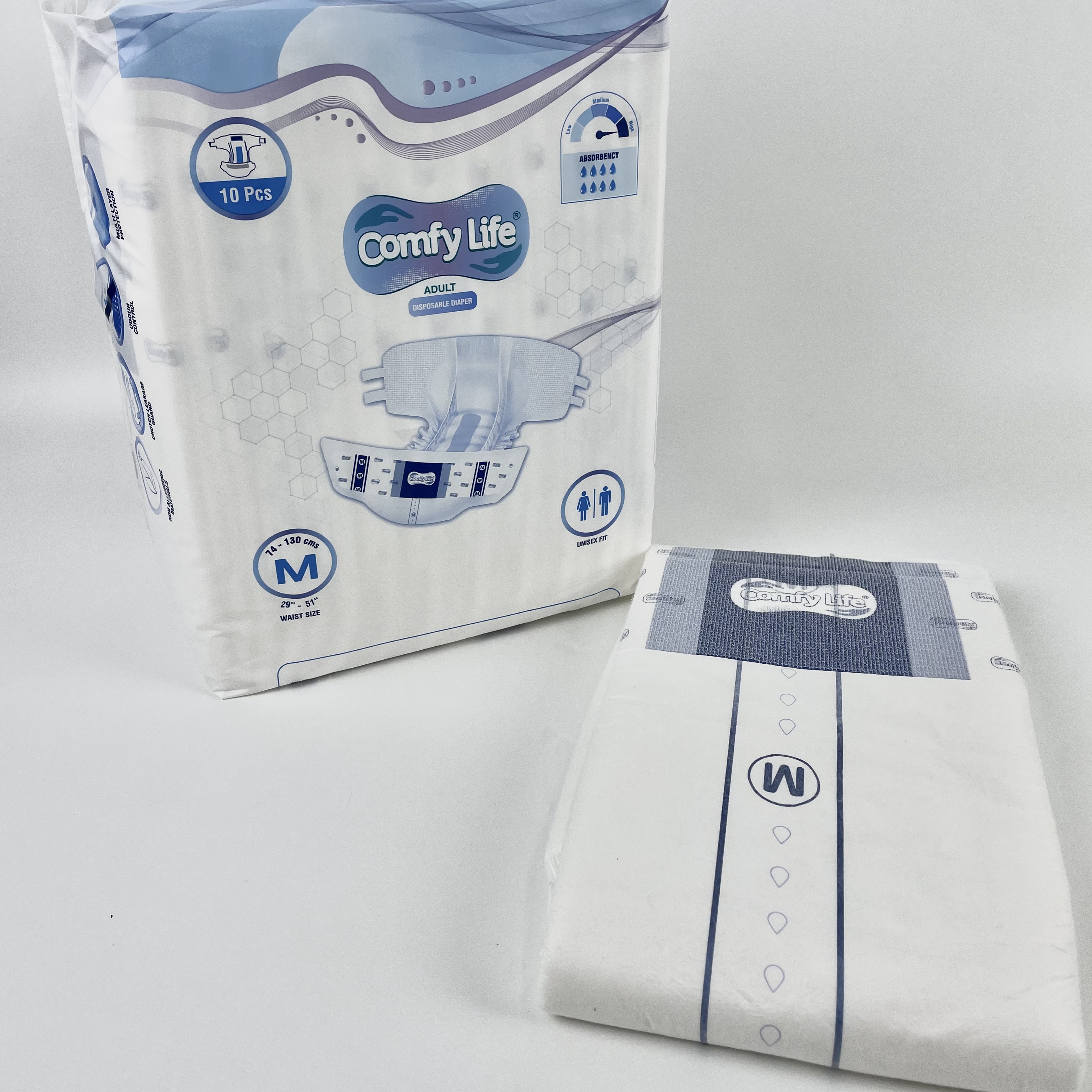 Wholesale Ultra Thick Disposable Adult Diapers Breathable Japanese Couche Leak Guard Unisex ABDL Nappies 2
