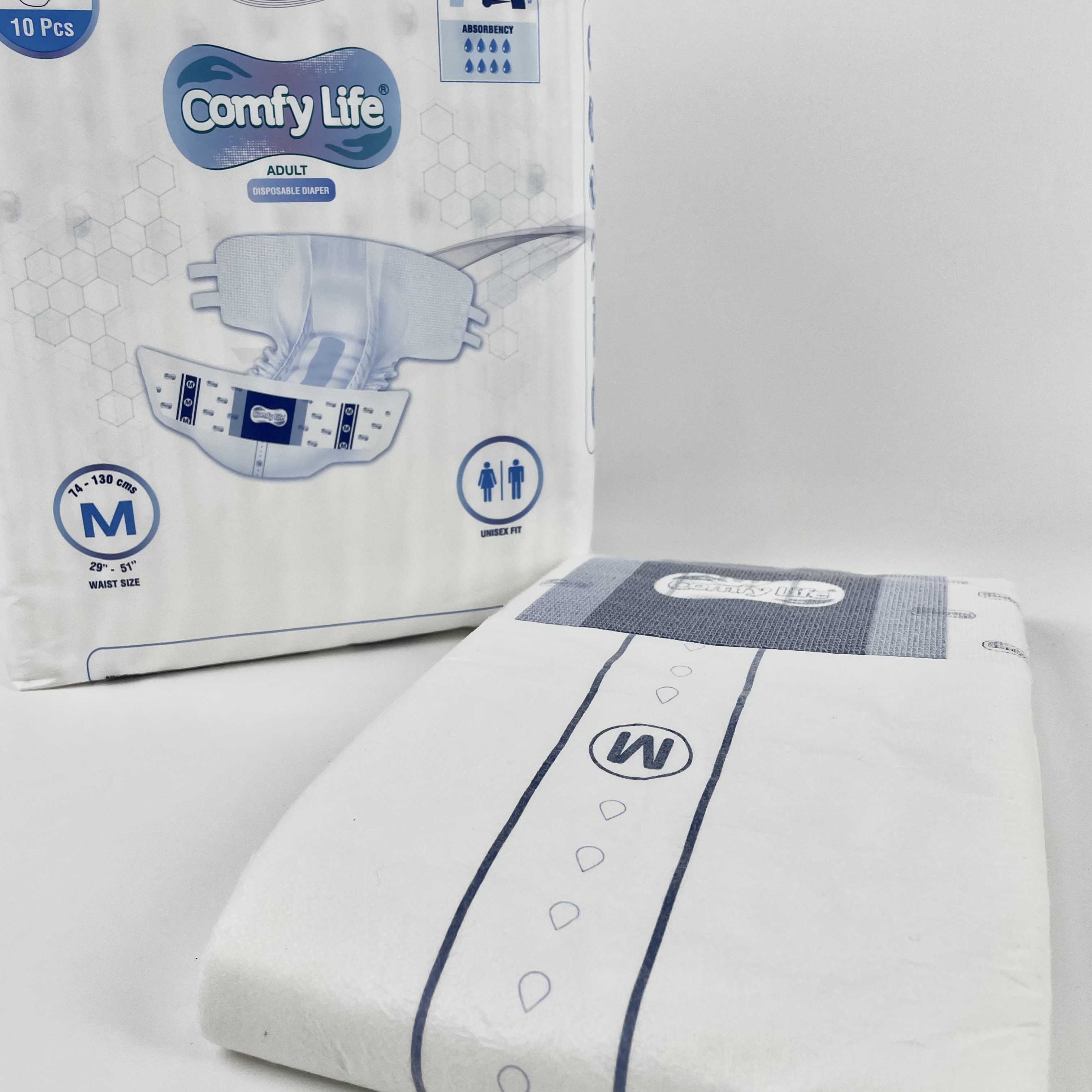 China Manufacturer Wholesale Cheap Highly Absorbent Adult Daily Diapers Nappies Ladies Incontinence Adult Diaper 2