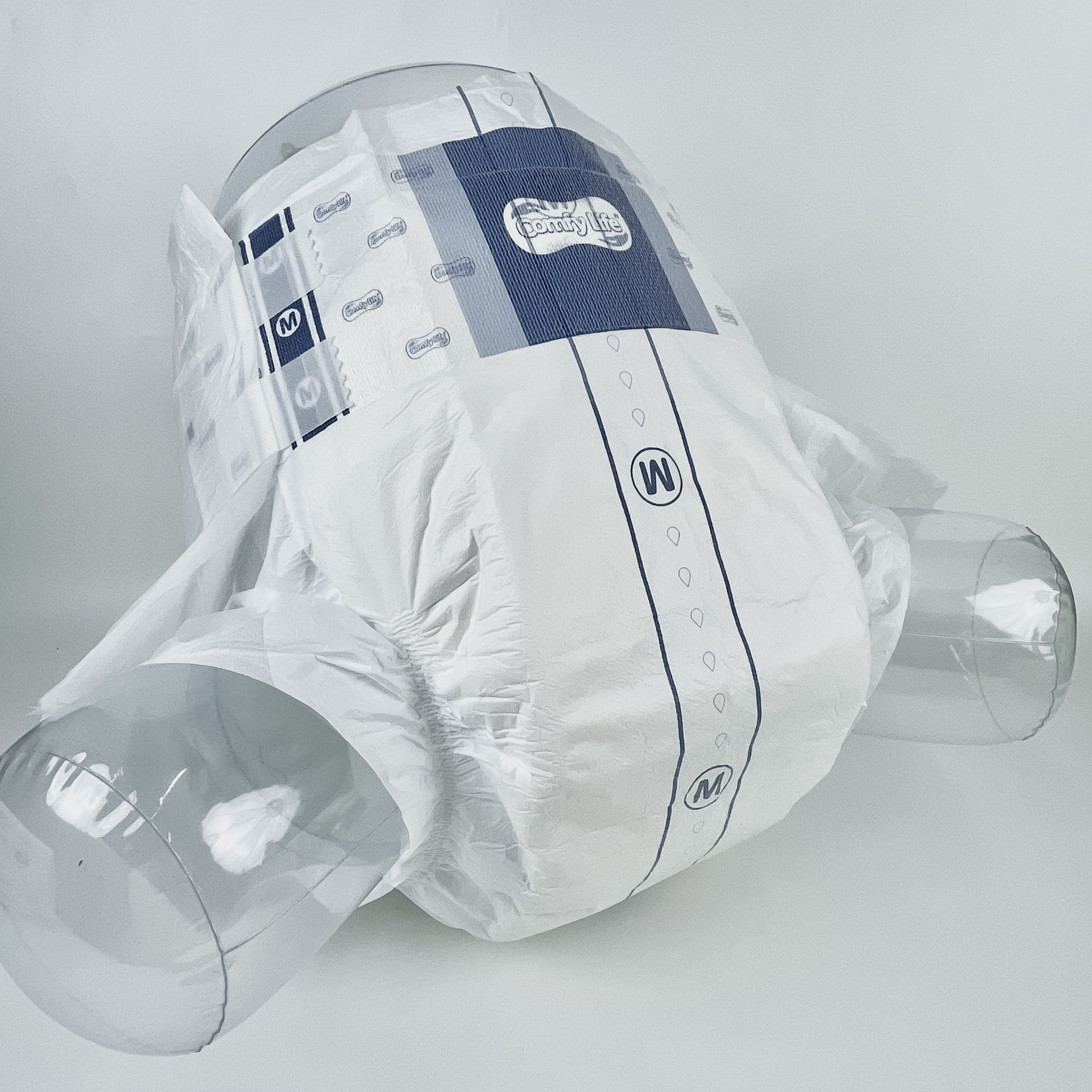 Free Sample Ultra Thick Disposable Adult Diaper Wholesale Price in Bulk Unisex Brand Printed ABDL Nappies for Elderly 2