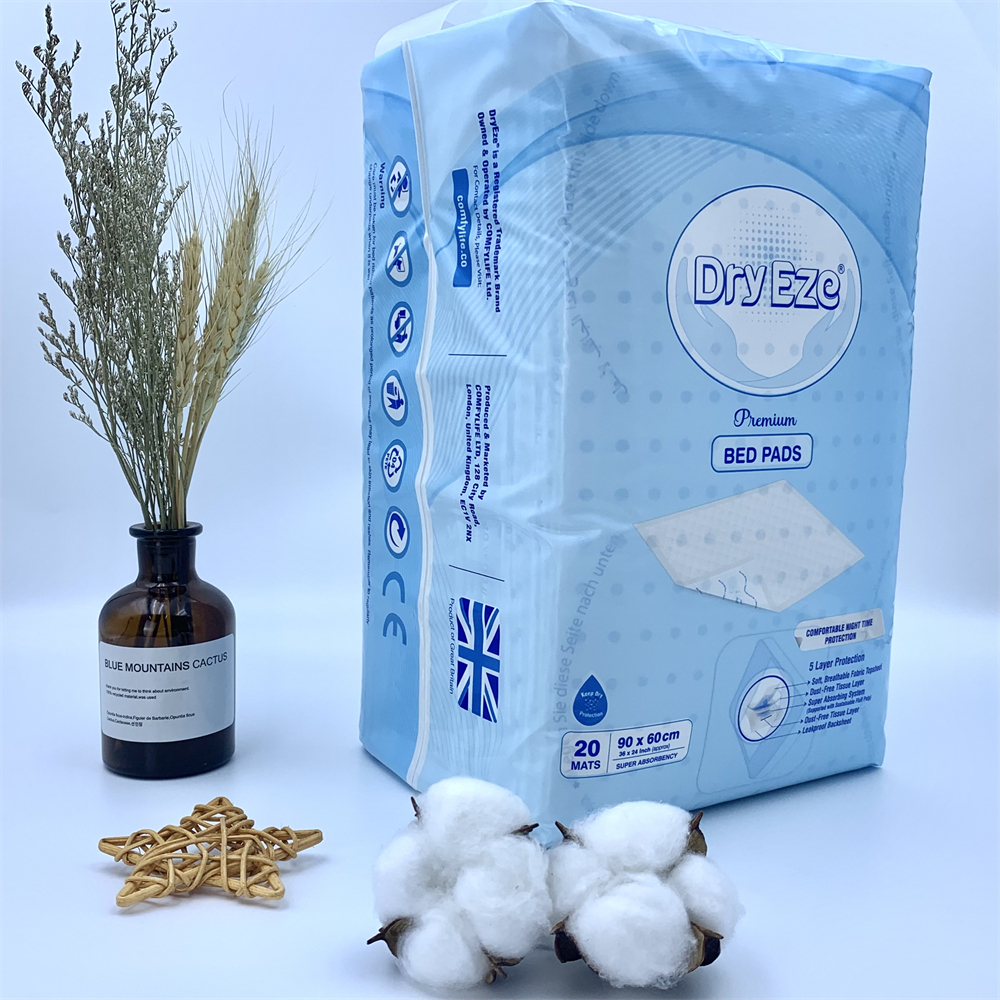 OEM Wholesale High Absorbent Disposable Waterproof Bed Pads Leak Guard Incontinence Mattress Pads 2