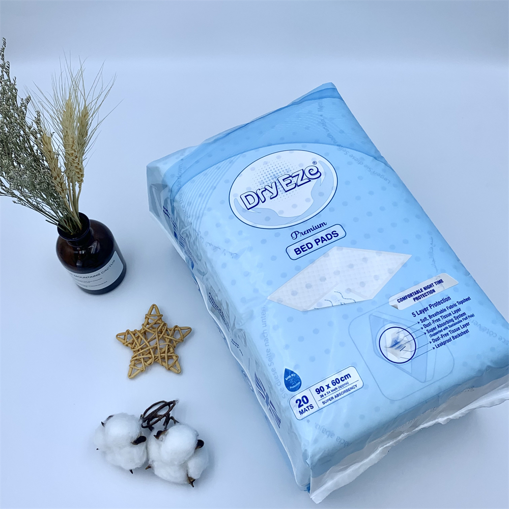 Best Quality Disposable Bed Wetting Pads Waterproof Pads Super Absorbent Incontinence Bed Pads For Adults 2