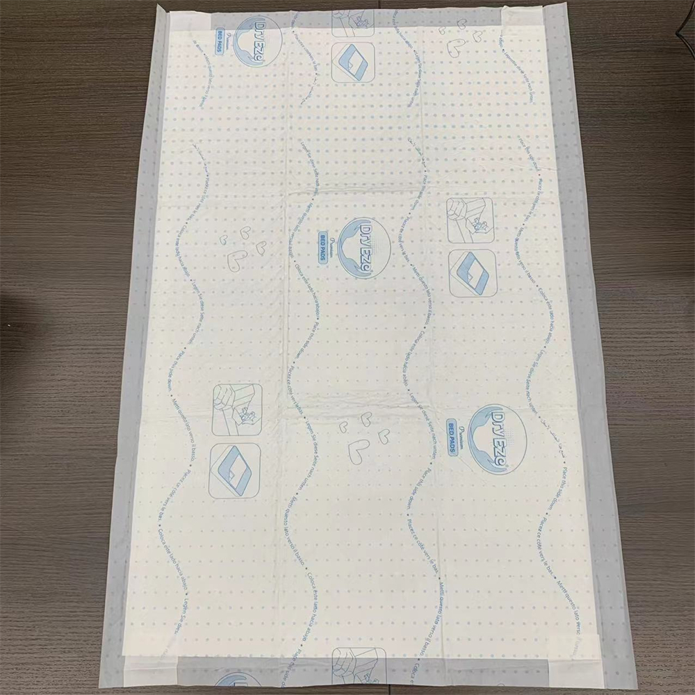 Sampel gratis bantalan tempat tidur sekali pakai inkontinensia bantalan beds non tenunan pasien underpads 3