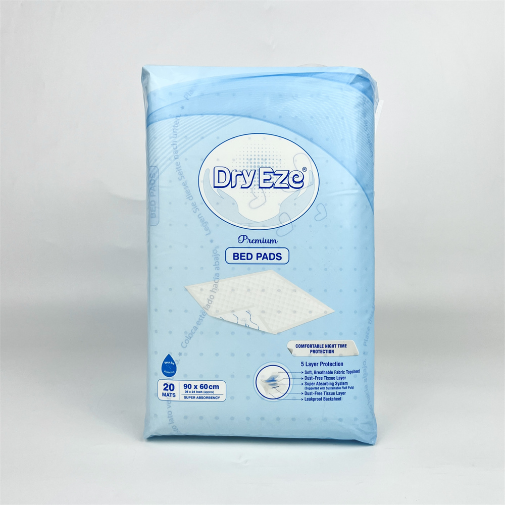 Factory Wholesale Disposable Cheap Incontinence Bed Pads High Absorbency Mats Waterproof Mattress Underpad 2