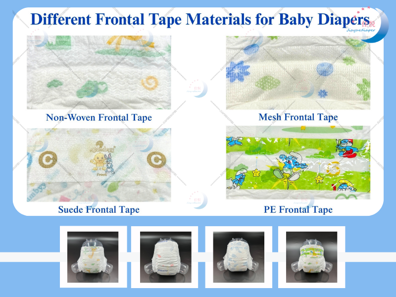 ¡Análisis del material de la cinta frontal de los pañales para bebés Jiayue!