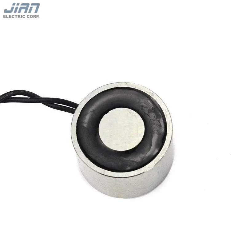 Dc 12v 24v 20kgs 200n Circular Holding Solenoid Lifting Electromagnet Jsp-3022 1