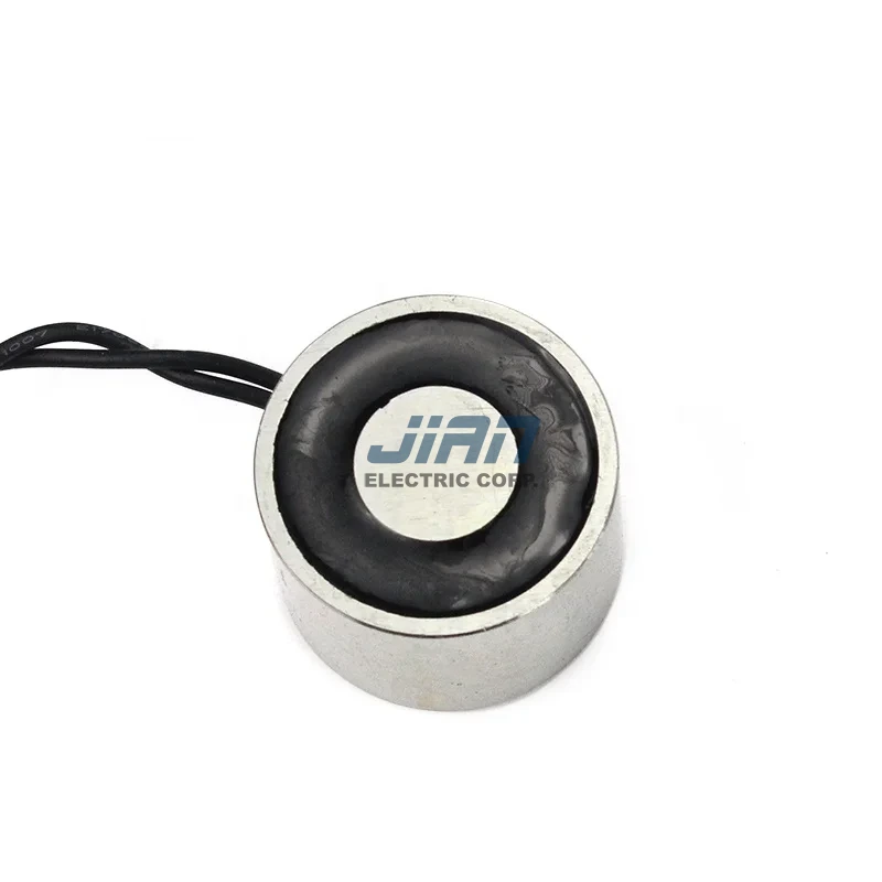 Dc 12v 24v 20kgs 200n Circular Holding Solenoid Lifting Electromagnet Jsp-3022 1