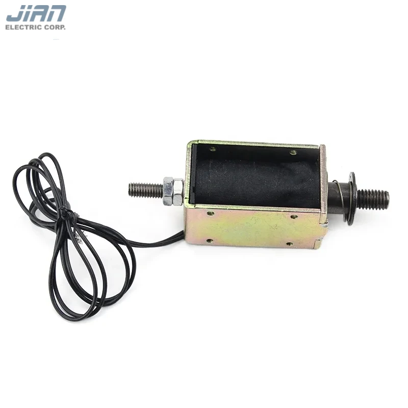 DC 6V 12V 24V Open Frame Solenoid Stroke Pull Push Linear Micro Solenoid 4mm 1