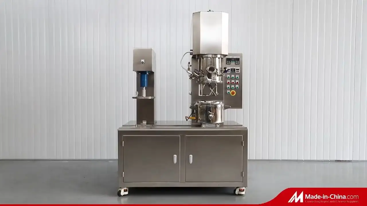 2L 5L 10L Laboratory Vacuum Planetary Mixer With Extruder 1