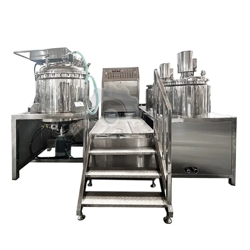 Kosmetisk kremkrem vakuumemulgering Homogenizer Mixer Machine 1000L 1