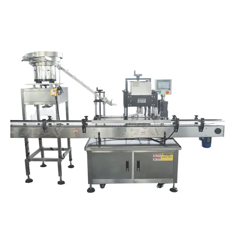 Automatic Bottle Screw Capping Machine With Vibration Disk 1