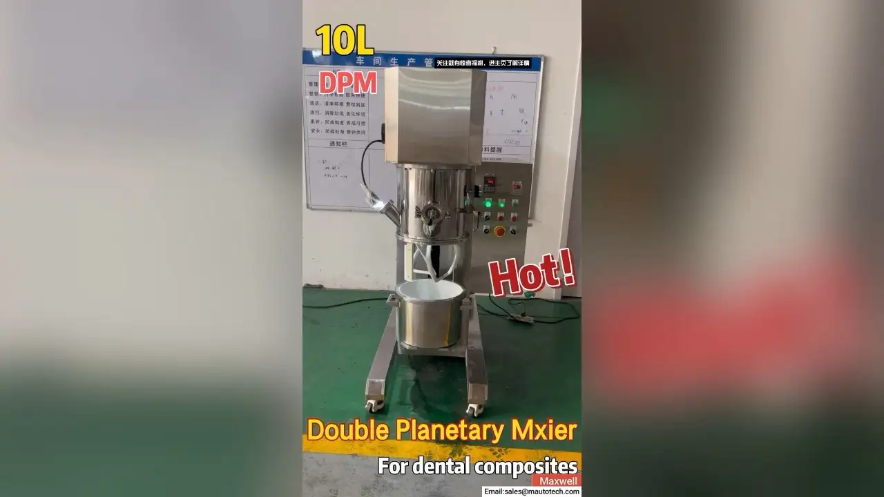 맞춤형 진공 치과용 페이스트 행성형 믹서 1