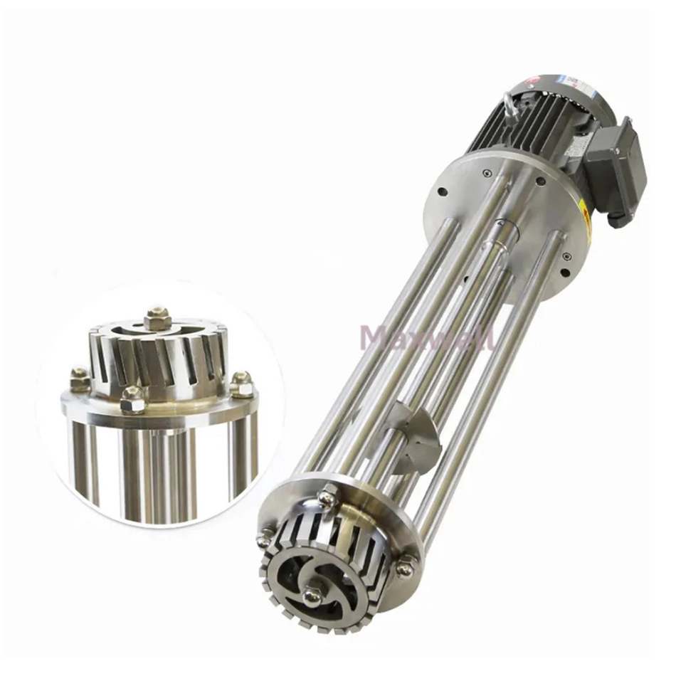 Caput Homogenizatoris Industrialis Altae Tonsionis ad Mixturam Emulsificantem Cremoris Cosmetici Homogenizandam 1