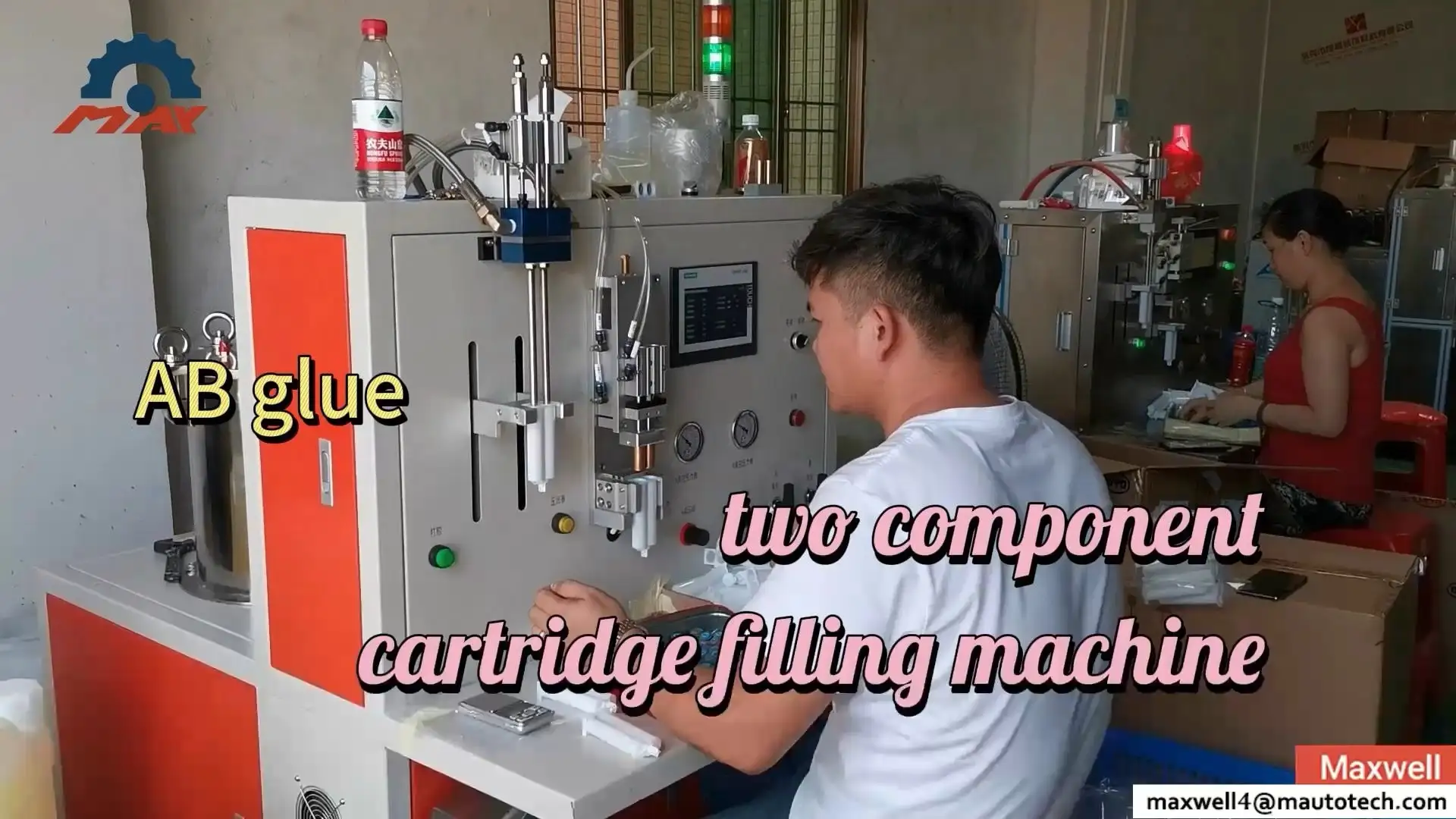 Mesin Pengisi Lem AB Kartrid Ganda 2in1 50ml 400ml 1