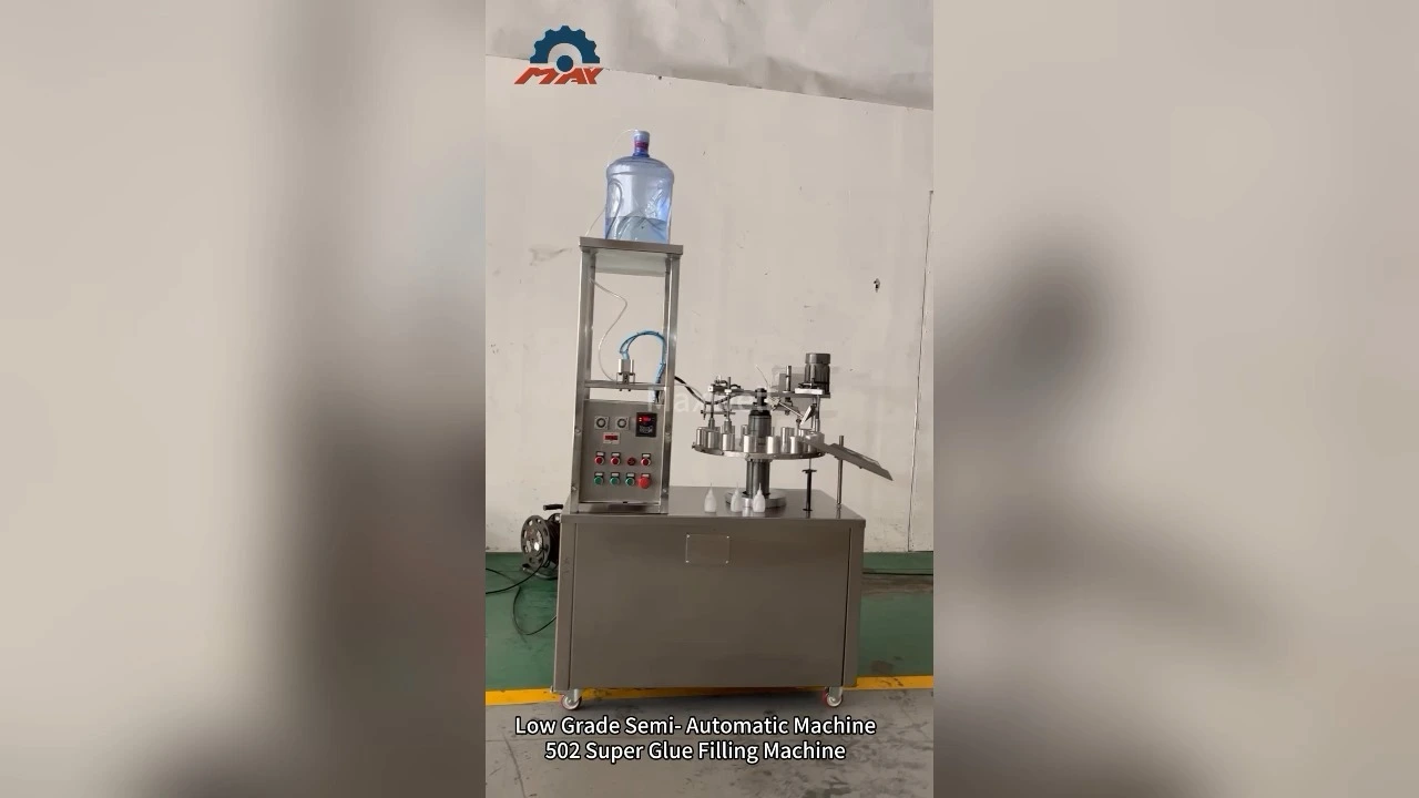 Semi Automatic 502 Super Glue Filling Machine 1