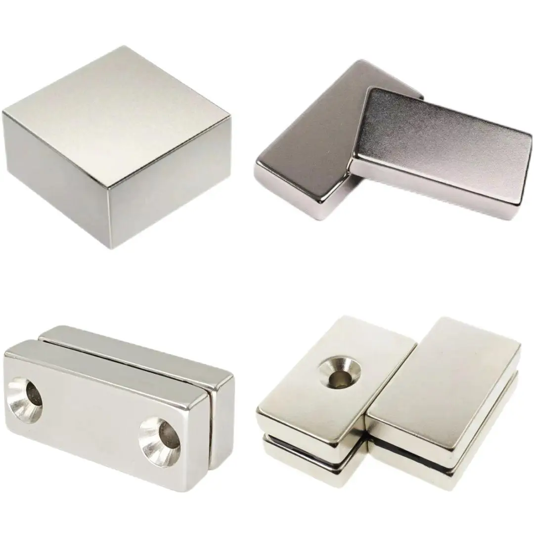 Strong Neodymium Magnet Ball Ring Block Square Bar N35 N52 for Countersunk Motor 3