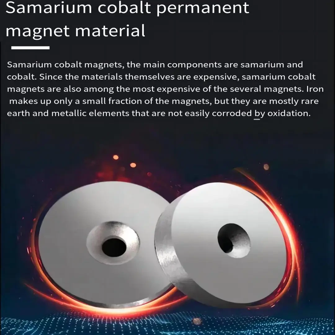 HuanTongcx Samarium Cobalt Disc Magnets 350 Degree Centigrade Ring Magnet Radial Ring Unipolar Smco Magnetsupplier 5