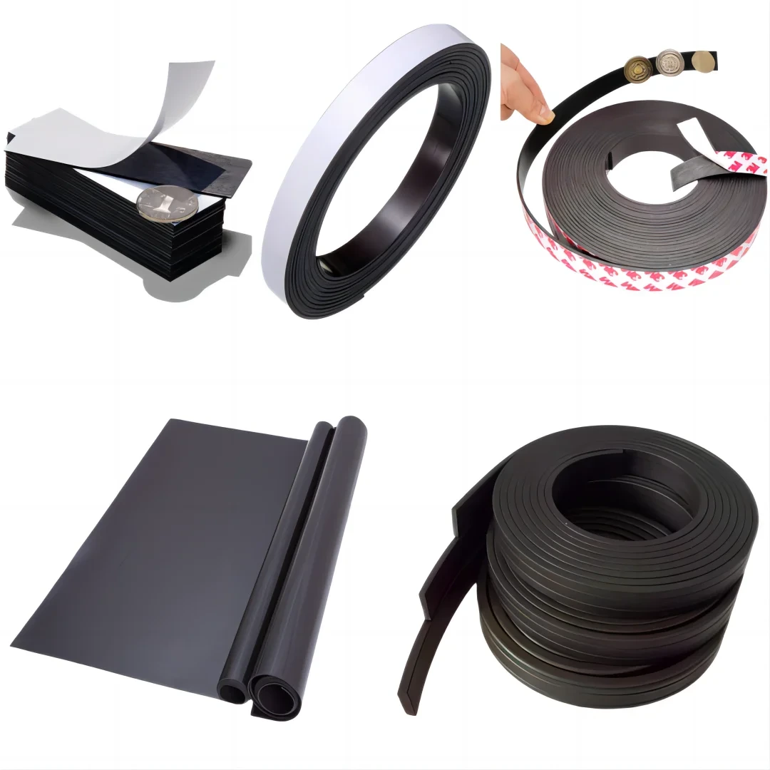 Custom Flexible Magnets Punching 0/02---+/-0.05mm Rubber Soft Magnetsupplier 6