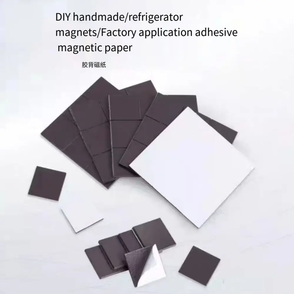 Soft Magnetic Materials Plastic Rubber Magnet Wall Sticker Strong Magnet Vinyl Round Block Sheet Roll Vhb/magnets For Fridge 3