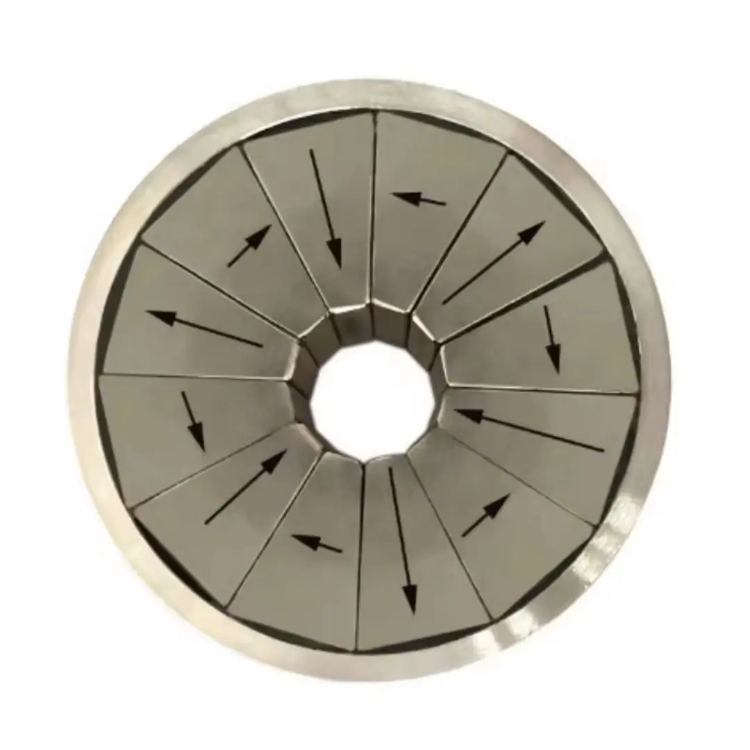Magnet tatasusunan Halbach neodymium berprestasi tinggi, segmen linear, bulat, cincin dan arka. Magnet Halbach fluks satu sisi tersuai untuk motor, penjana dan kegunaan perindustrian