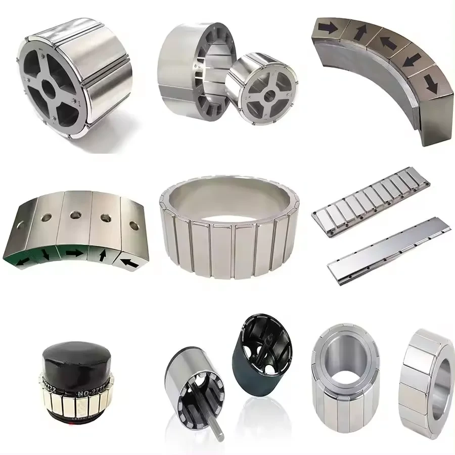 Custom Magnet Manufacturer Halbach Array Magnet Permanent Magnet for Motor N52 N52M N52H N48SH Halbach Array Magnetwith Custom Services 6