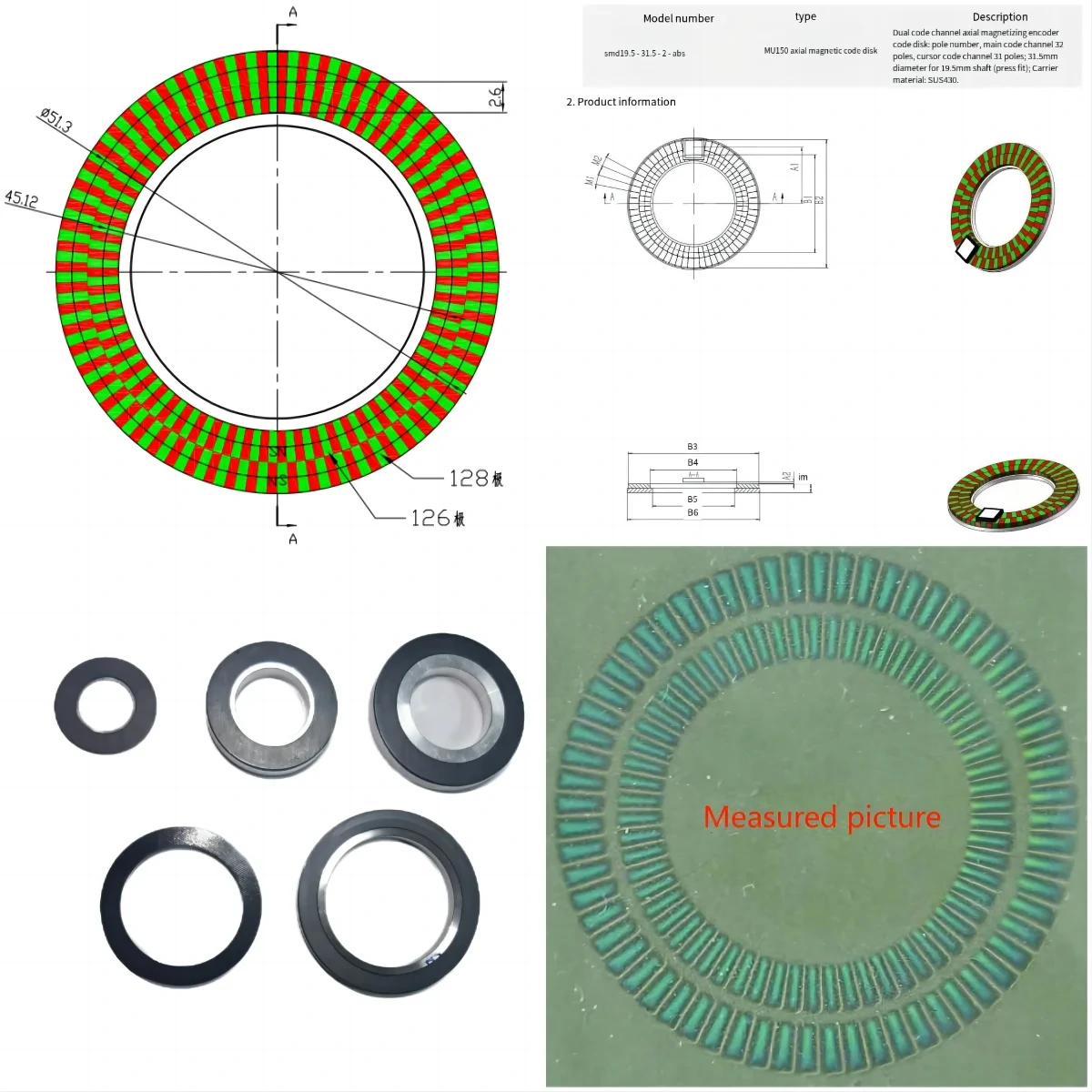 Large Ring Magnets MSDS ROHS REACH Soft Type Encoder Magnet - for Aerospace - HuanTongcx 3