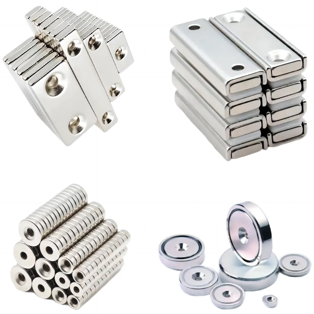 Rare Earth Neodymium Magnet Pot Round Disc Block N35 for Countersink 2