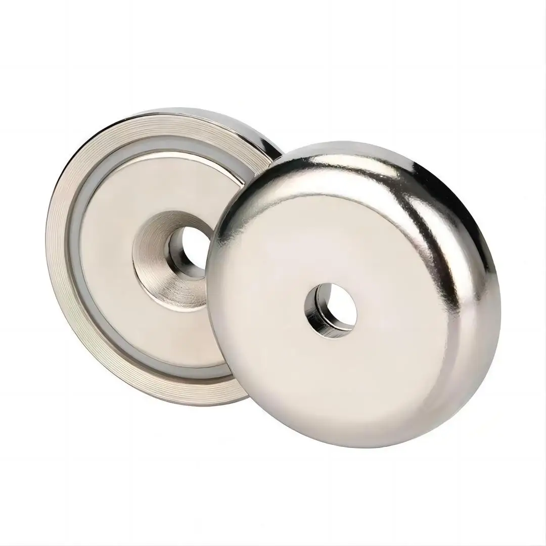 Rare Earth Neodymium Magnet Pot Round Disc Block N35 for Countersink 3