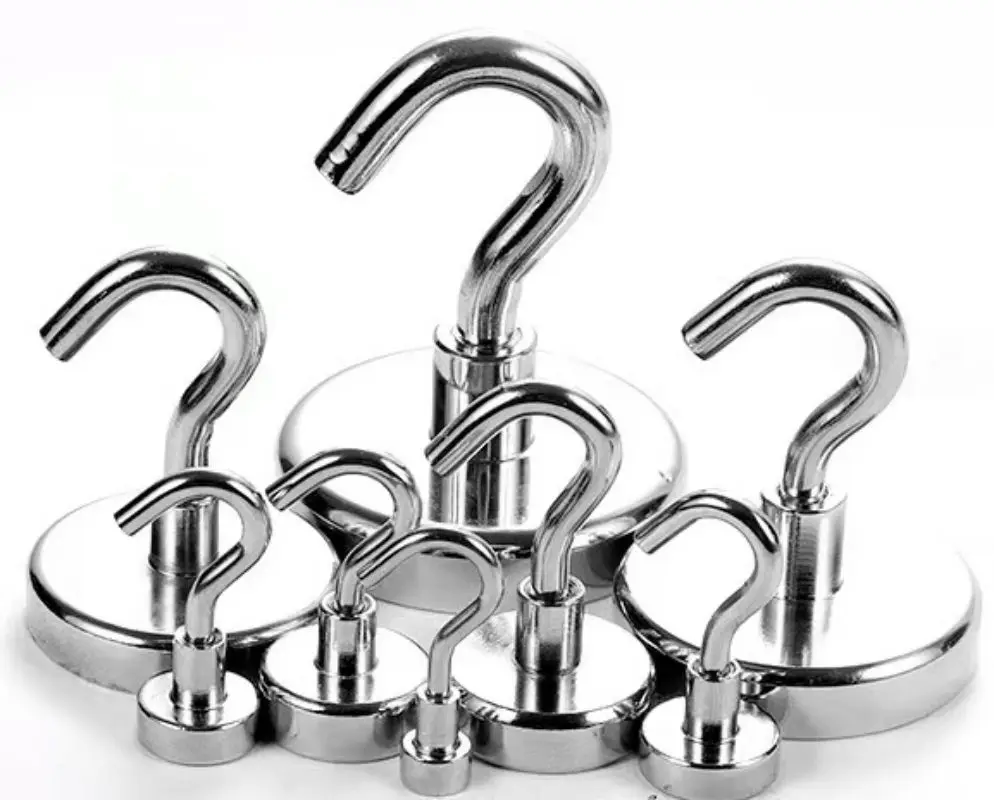 Industrial Grade Magnet Hook with High Pull Strength