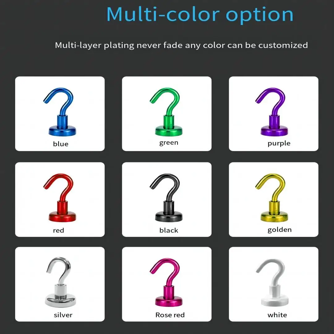 Strong Neodymium Magnetic Hook for Organizing and Hanging Tools & Items 4