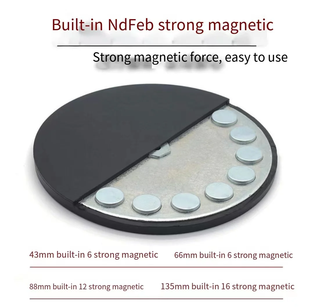 Strong Magnet Neodymium Pot Holder Mounting 22 43 66 88 Magnetic N52 Waterproof Rubber Coated Magnets With M4 M6 M8 Screw Thread 4