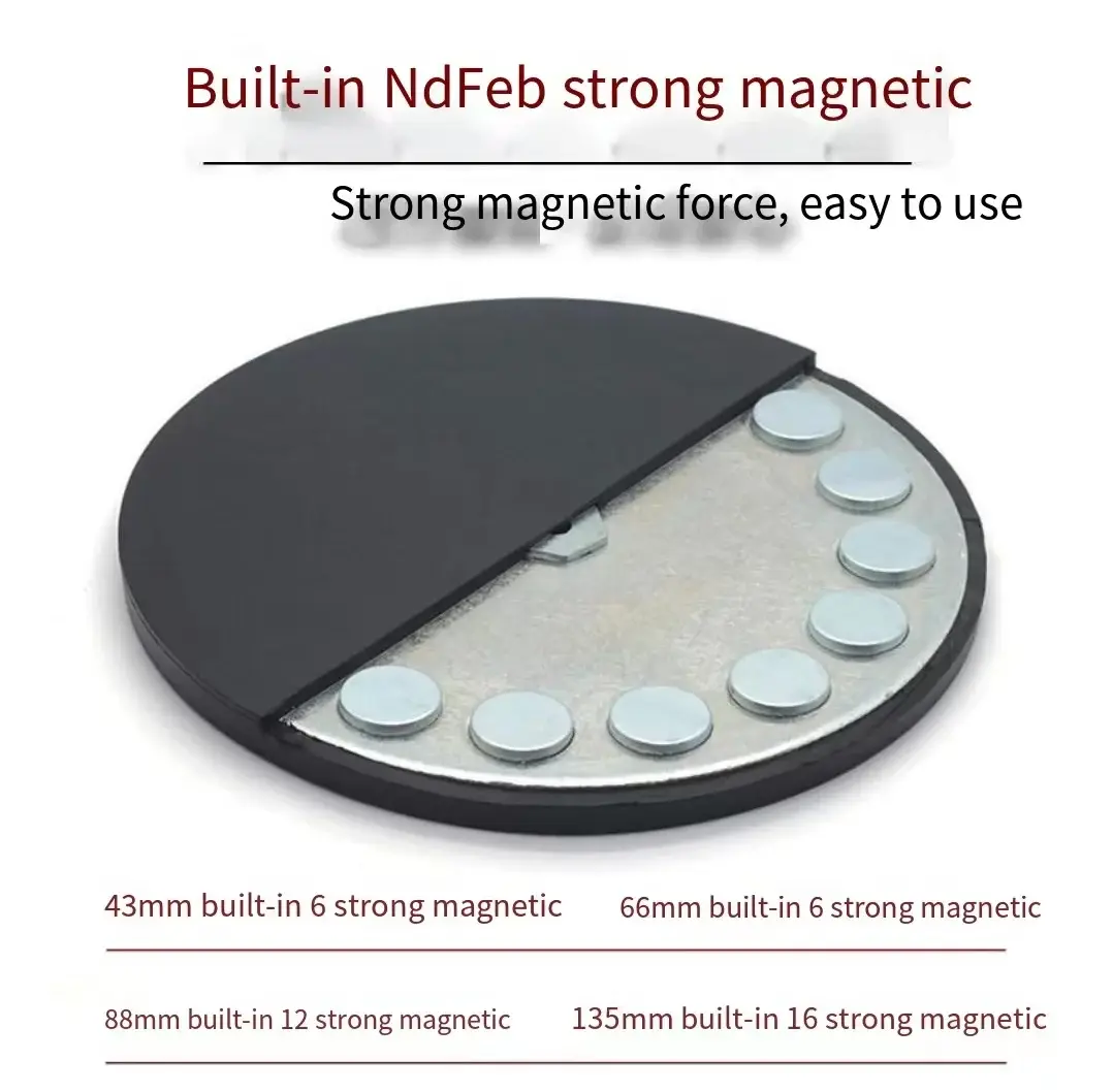 Halbach Array Magnet Customized Rubber Pot Magnet Size - for Precision Components - HuanTongcx 4