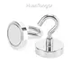 Industrial Magnetic Materials Wall Holder Magnetic Hook Strong Magnet Neodium Pulling Powerful Heavy Duty Neodymium Magnet Hooks-1 1