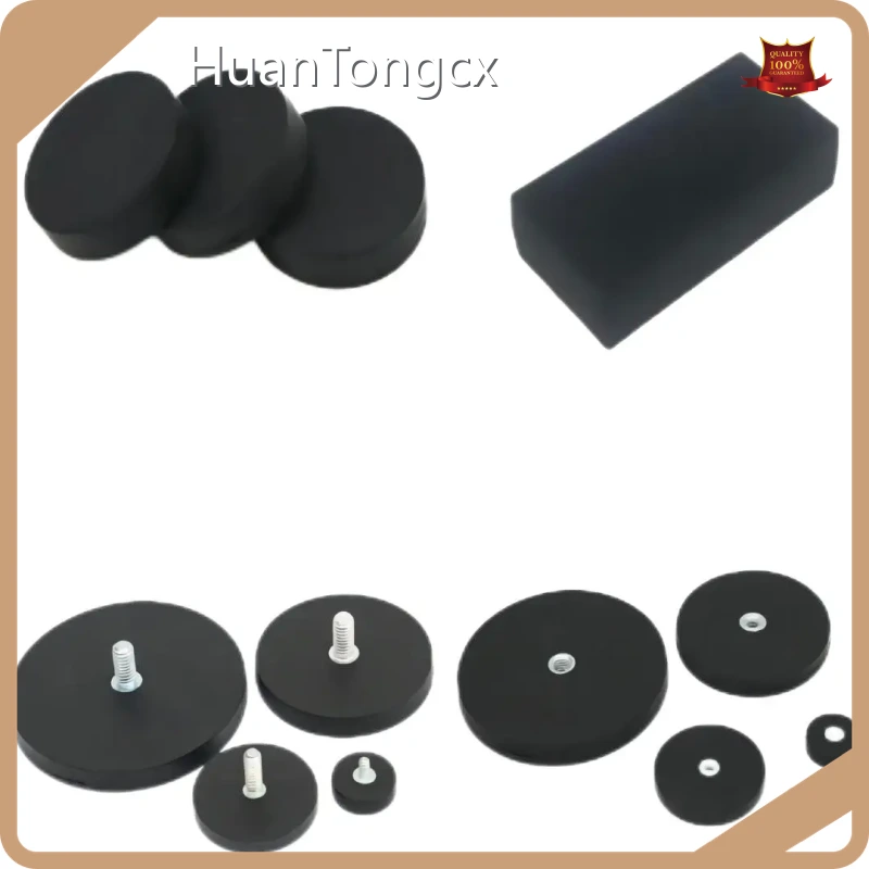 Rubber Coated Pot Magnet for Medical ±0.05supplier 1