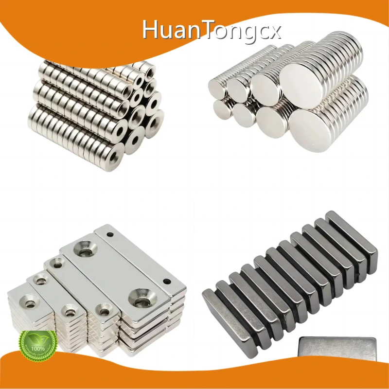 Rare Earth Bar Magnets Permanent Magne Nickel Ndfeb Industrial Magnetic Materials Wholesale - HuanTongcx 1