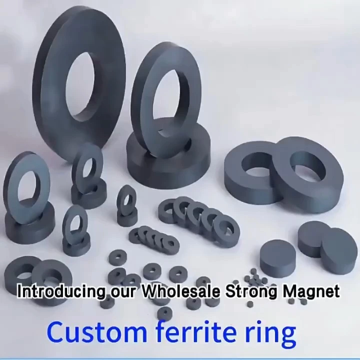 High Quality Y30 Industrial Customization Ferrite Disc Motor Magnet Segment Ring Ferrite Magnet Strong Permanent Bending 1