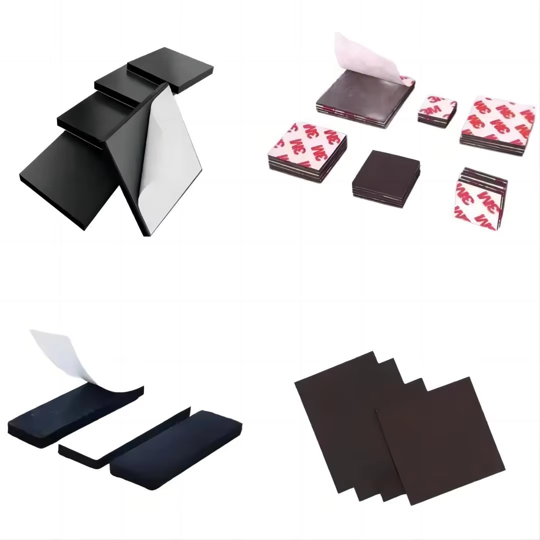 New Style High-Temp EMI RFID Interference Wave Flexible Ferrite Magnet 0.03mm~1mm Thickness Industrial NFC Ferrite Absorber Roll 3