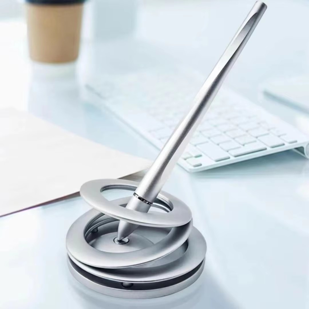High-Tech Luxury Magnetic Levitating Stand Pen New Design Neutral Ballpoint Pen Holiday Gift for Stress Relief