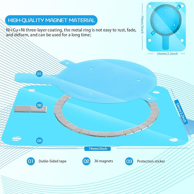 Magnet Ring | Magnetic Ring for Wireless Charger & Phone Case 4